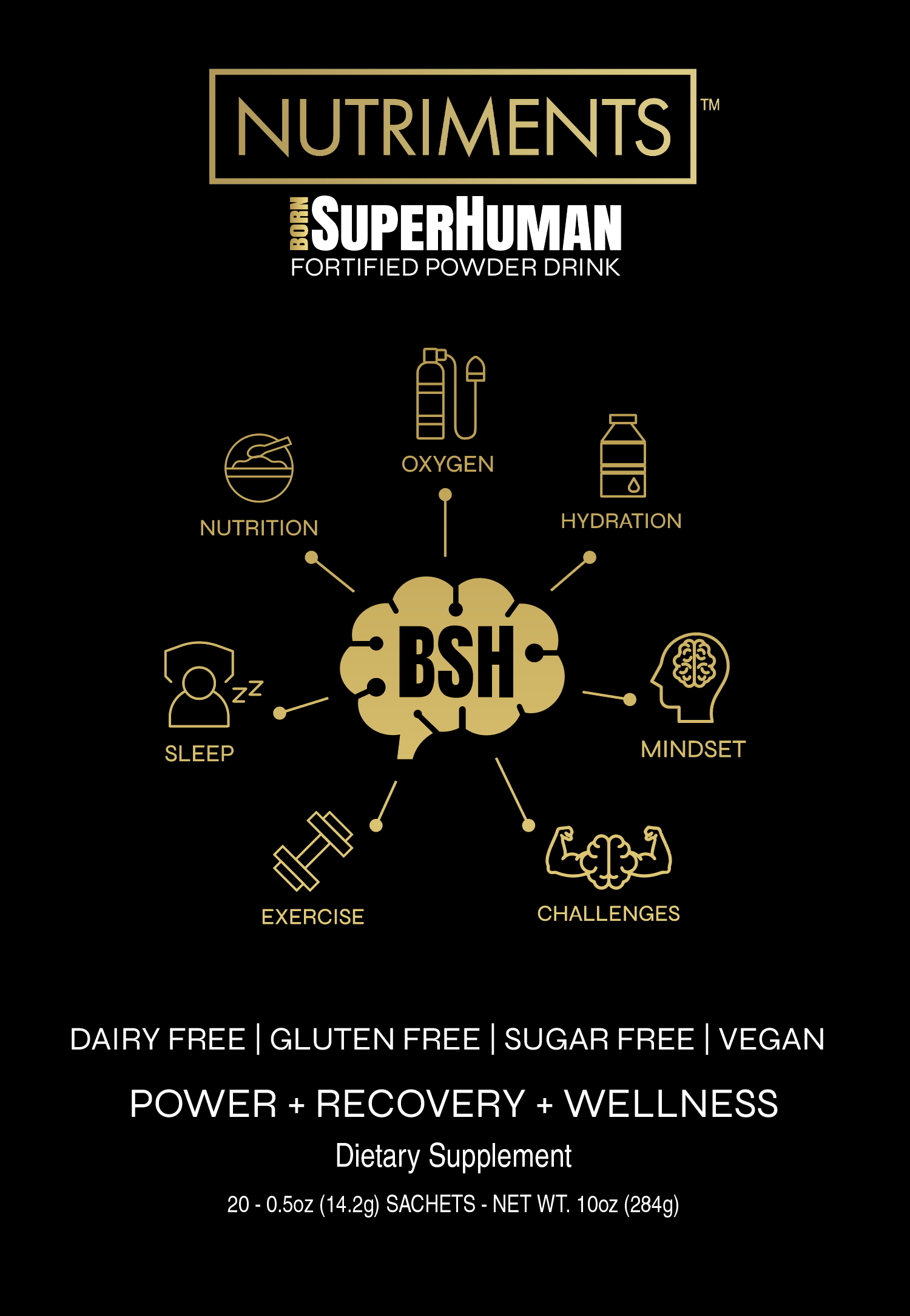 Born SuperHuman Fortified Powder Drink